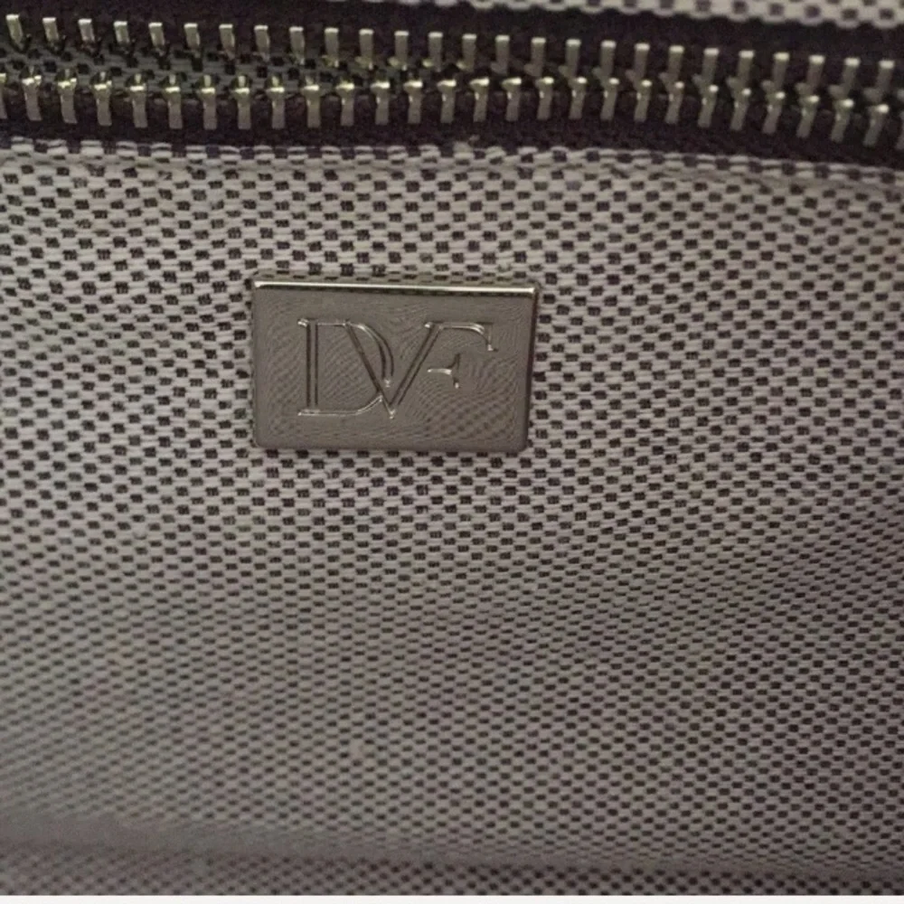 NWT Diane von Furstenberg Harper Leather Clutch Shoulder Bag